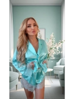 Домашний костюм - рубашка и шорты