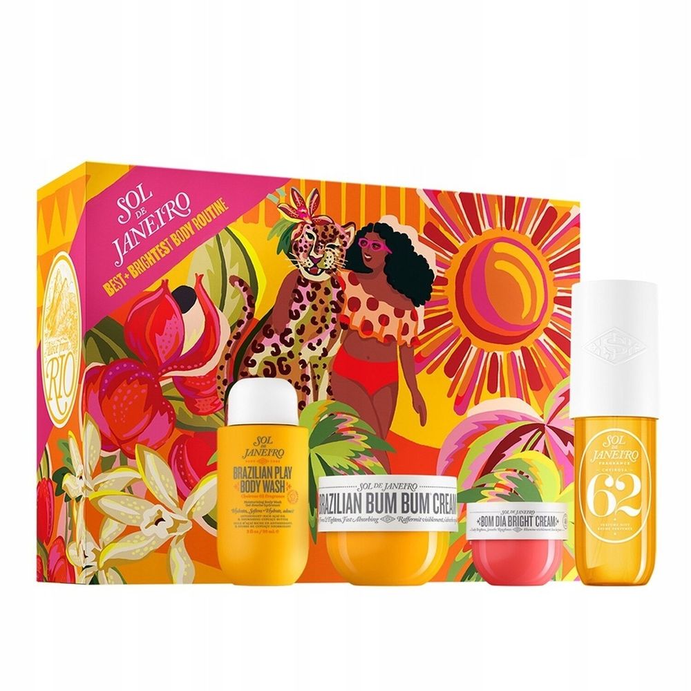 Набор для ухода за телом Sol De Janeiro Best + Brightest Body Routine