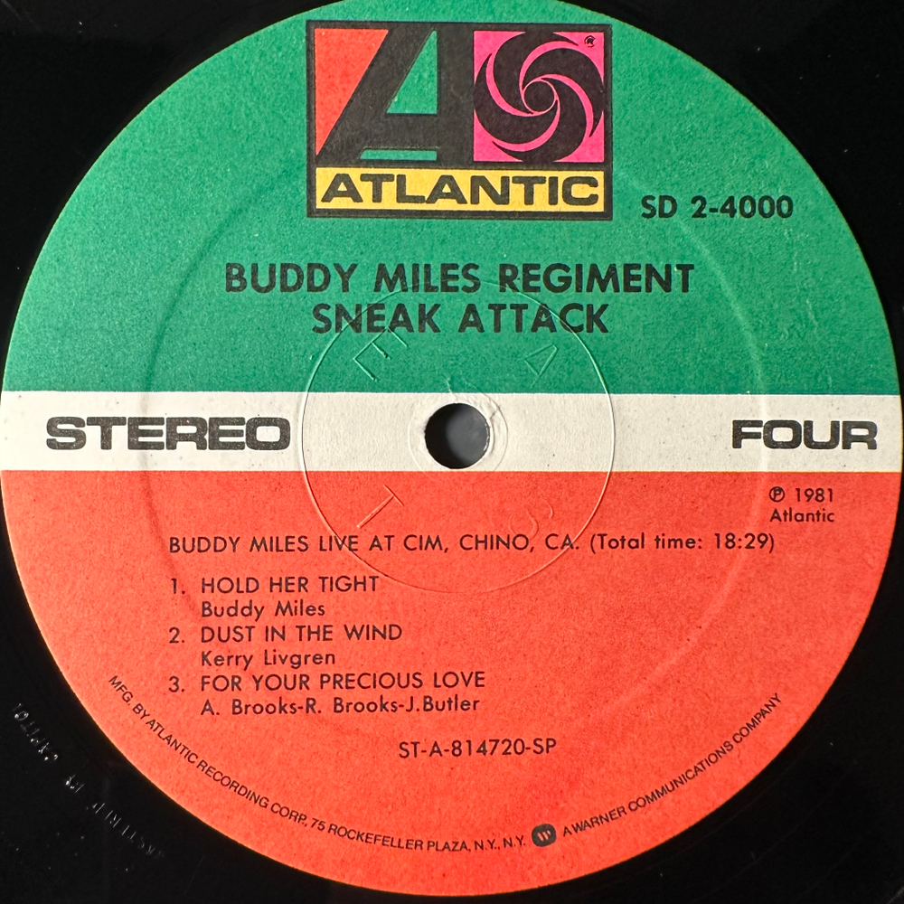 Buddy Miles Regiment ‎– Sneak Attack 2LP (США 1981г.)