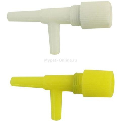 Краник двойной, d4мм, (пакет 10шт), Laguna