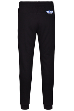 Теннисные брюки EA7 Man Jersey Trouser - black