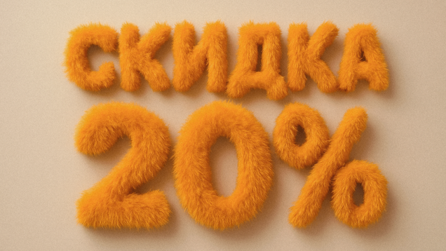 Скидка 20% на первый заказ!