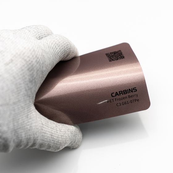 Веер образцов виниловой цветной пленки Carbins