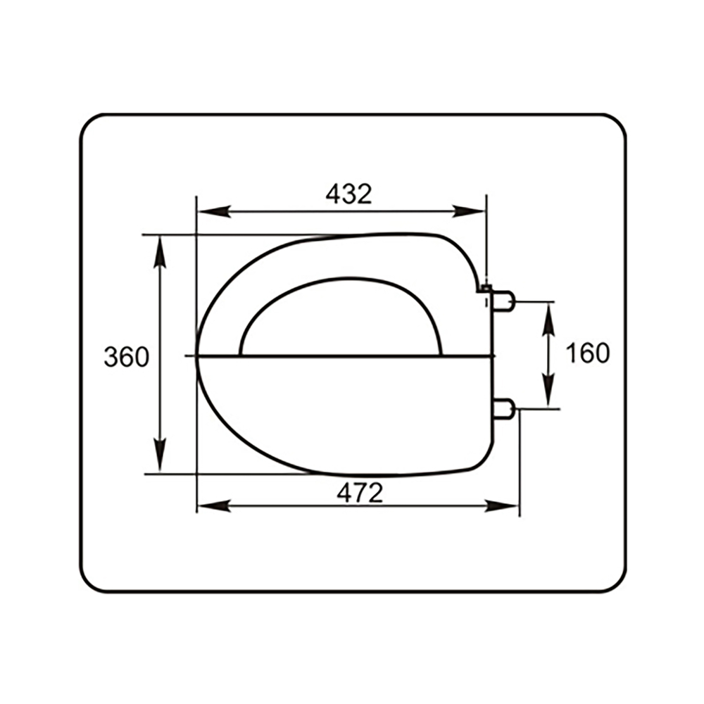 Сиденье для унитаза СУ 52.07.80 Уклад (Фаворит, Нарцисс, Соната)