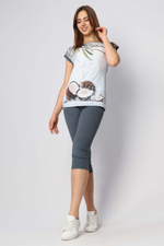 [m]Пижама "БАУНТИ" футболка+бриджи КЖ 0175