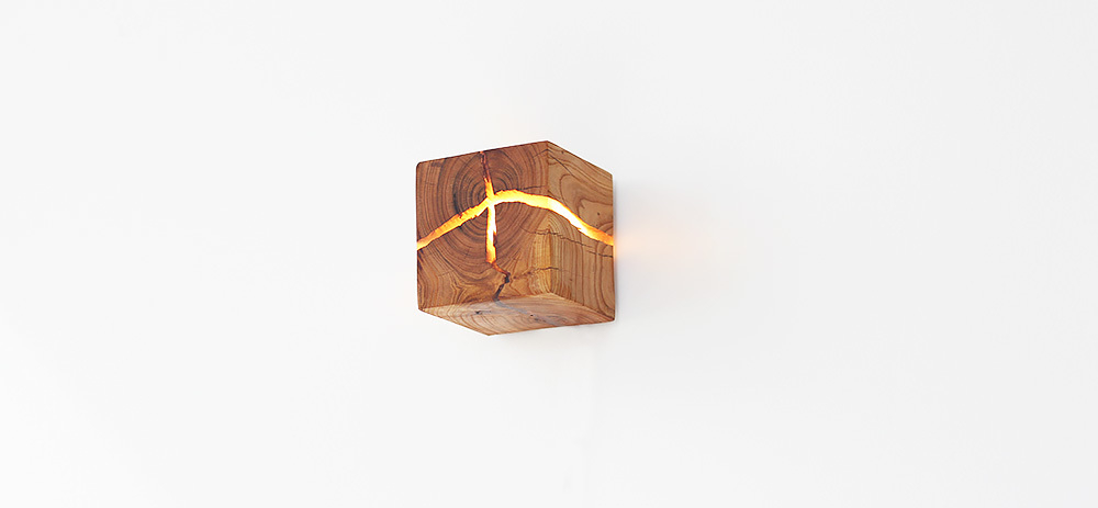 Wall design lamp Log
