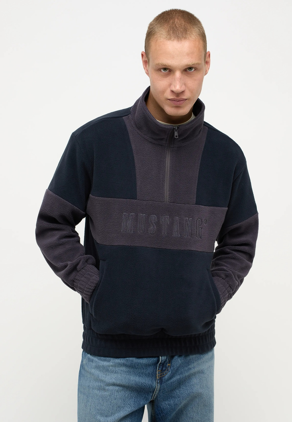 Толстовка мужская MUSTANG Style Ben ZIP Troyer