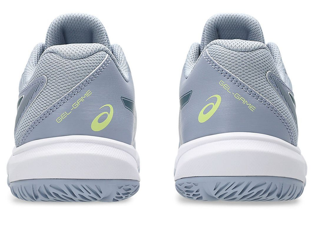 Детские Кроссовки теннисные  Asics Gel-Game GS - grey blue/ironclad