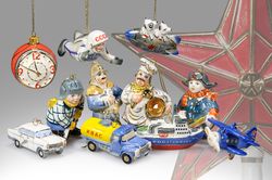 Фарфоровые ёлочные игрушки