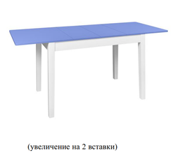 Стол обеденный Ирис 70х110 (бук/прованс/подстолье тон 1)