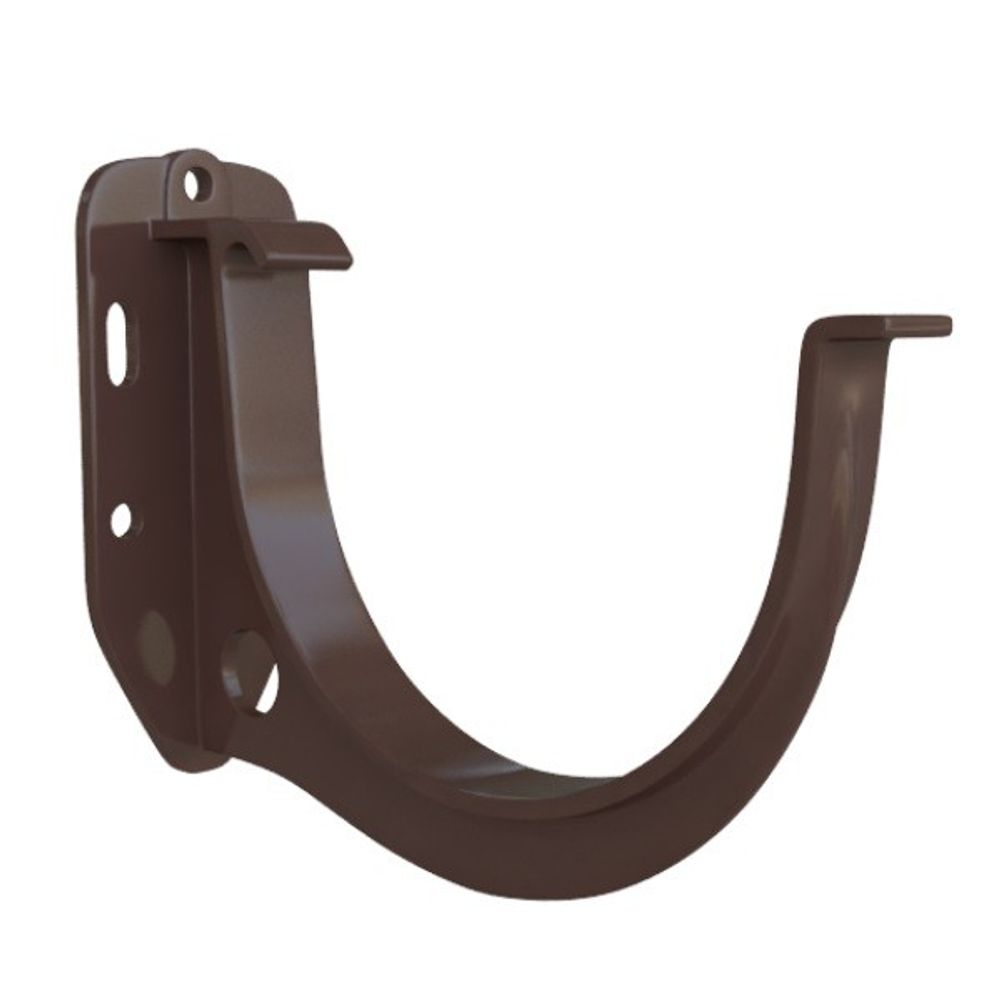 Кронштейн желоба ПВХ Альта-Профиль Элит Коричневый 125 мм