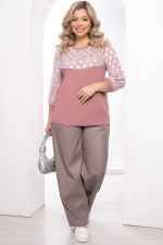 Блуза "Кэндис" (пыльная роза) Б8193 LT Collection