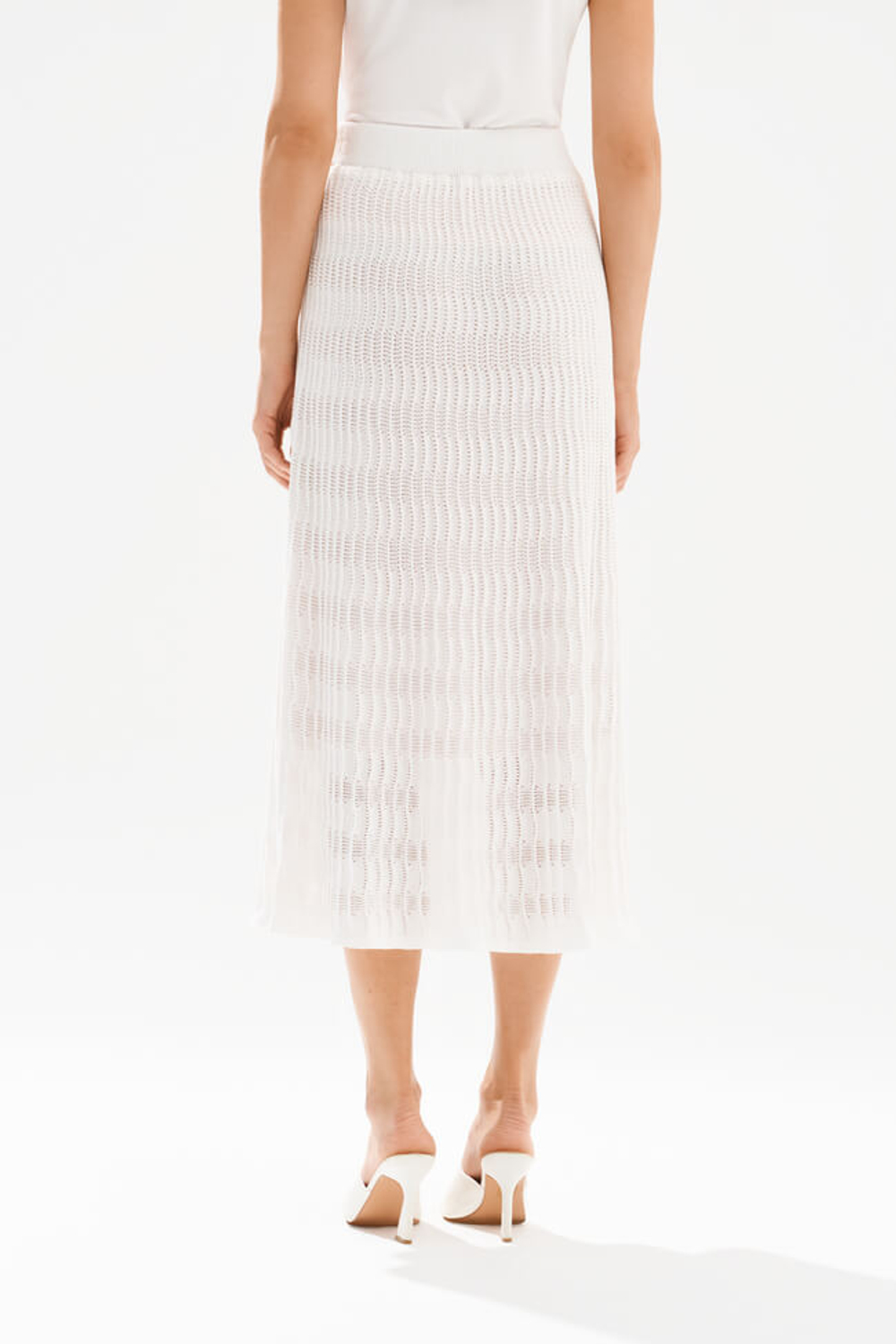 4949 Юбка женская (молочный)