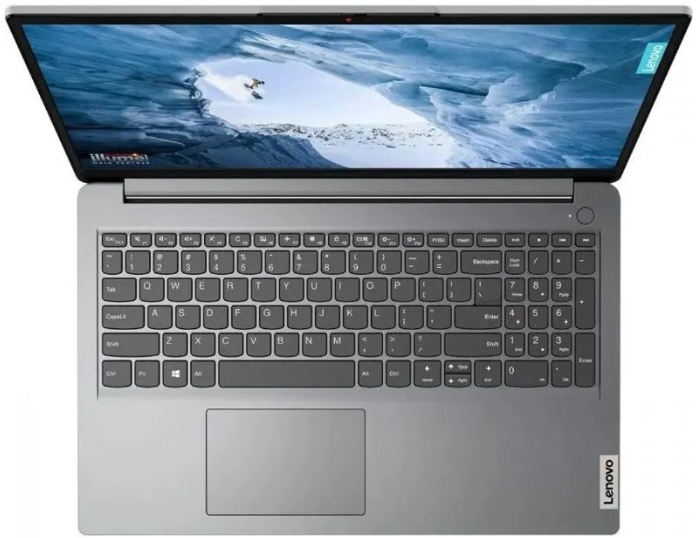 Ноутбук  Lenovo IdeaPad 1 15IJL7 15.6 ", Celeron, 8 Гб RAM, 256 Гб SSD, UHD Graphics, Серый