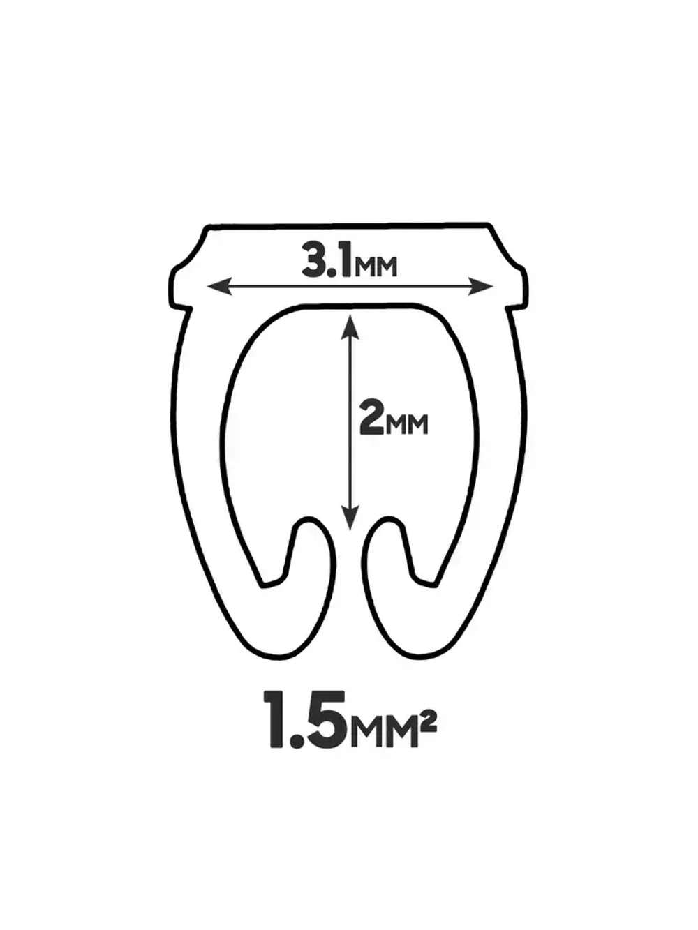 Маркировка для проводов, кабельный маркер, бирки для проводов 1.5мм (150шт.)