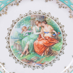 Декоративная ажурная тарелка «Музы и амур»