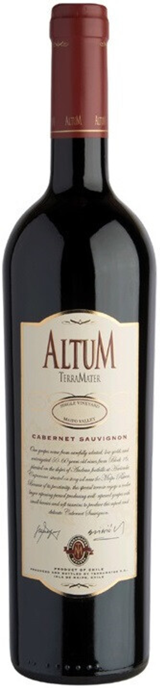 Вино TerraMater Altum Cabernet Sauvignon, 0,75