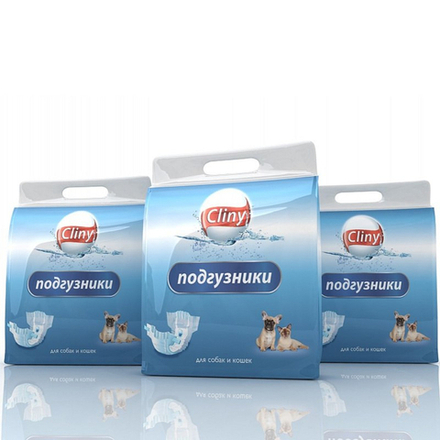 Подгузники CLINY для собак XS, 11 шт, 2-4 кг