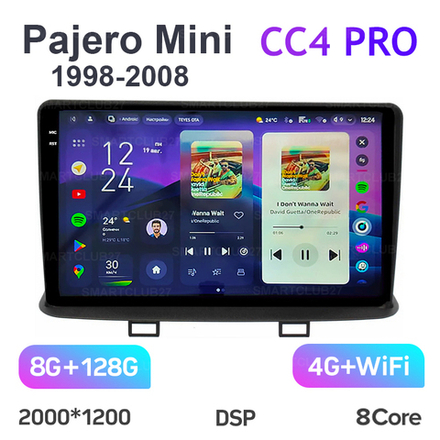 Teyes CC4 Pro 9" для Mitsubishi Pajero Mini 1998-2008