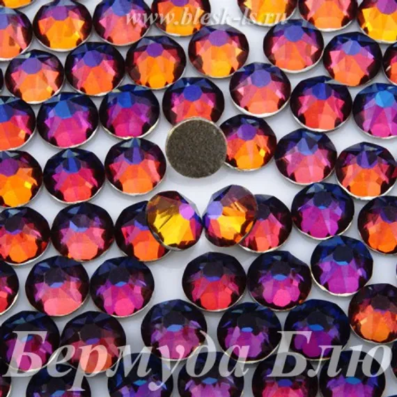 Стразы Solvo холодной фиксации, Бермуда Блю