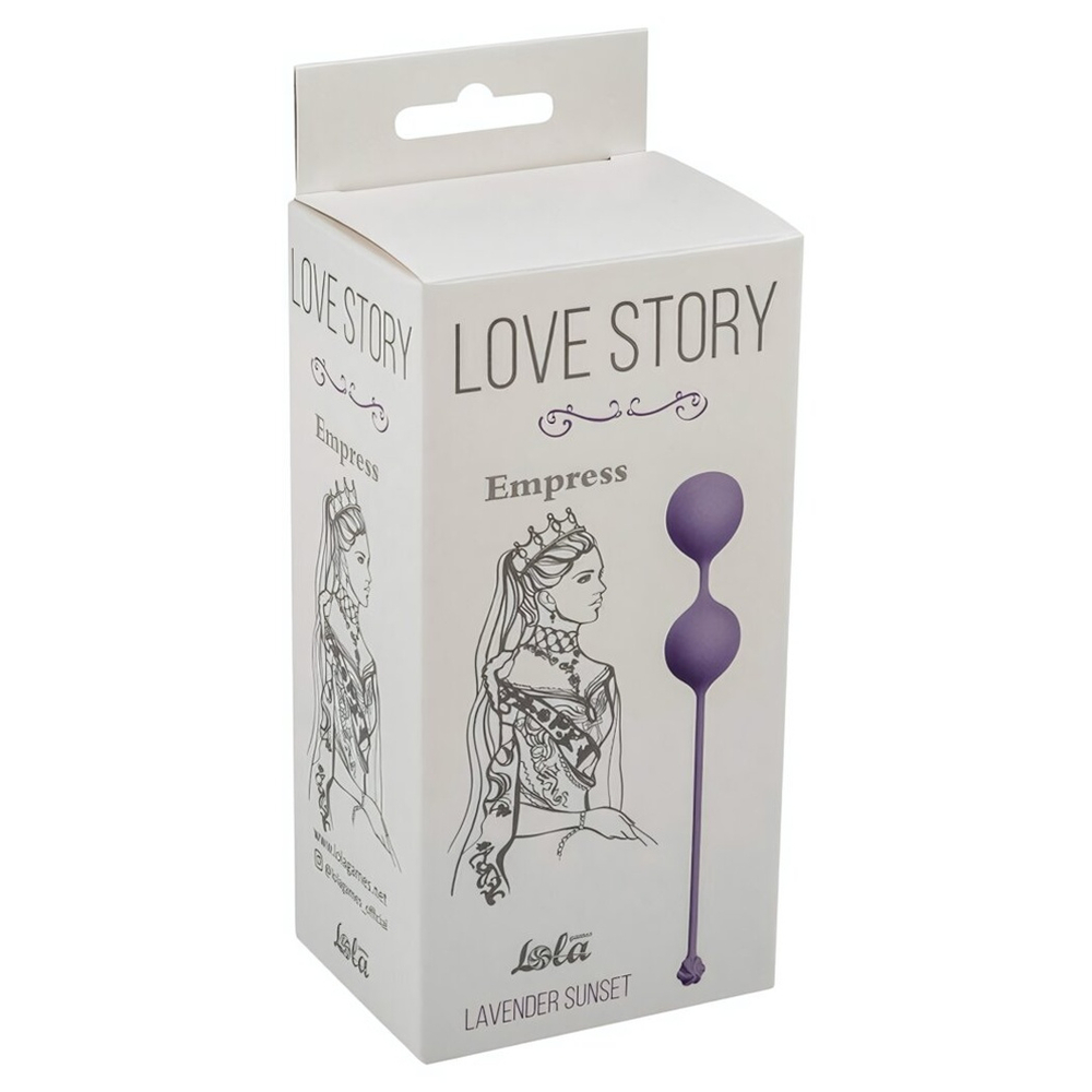 Вагинальные шарики Love Story Empress Lavender Sunset (Цвет: фиолетовый)