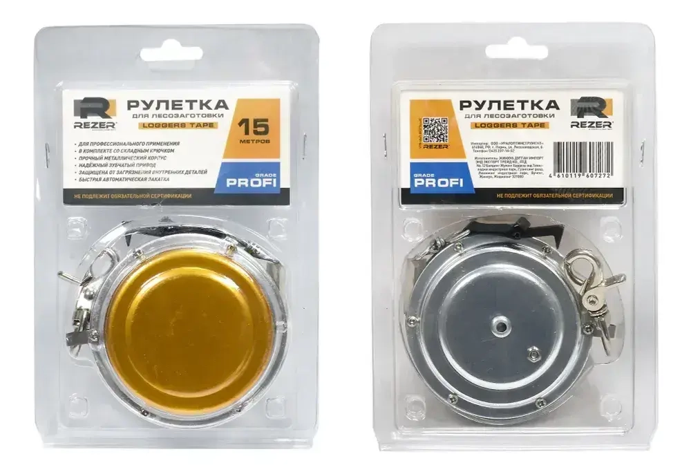 Профессиональная рулетка лесоруба и вальщика леса 15м. Артикул: 106510