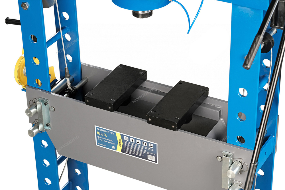 NORDBERG (N3676A) Пресс гидравлический 75 т, пневмоуправление