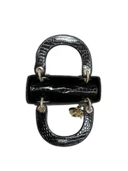 Женская сумка Dior Lady Dior, модель мини-формата черный