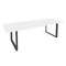 Onix Direct Стол переговорный на О-образном м/к O.MO-PRG-25 Белый Бриллиант/Металл Антрацит 2580*980
