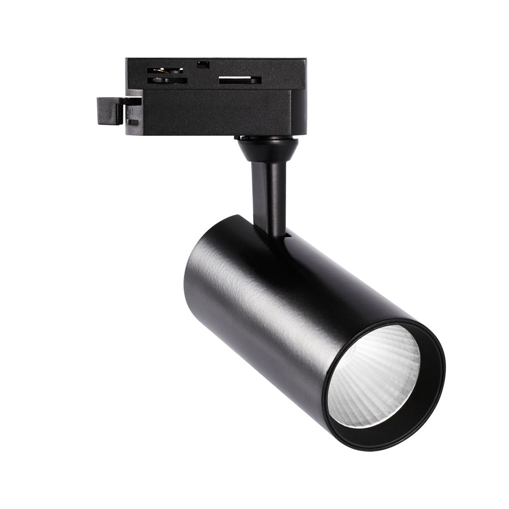 ULB-Q276 15W-4000К BLACK Светильник-прожектор светодиодный трековый. 1350 Лм. Белый свет 4000К. Корпус черный. ТМ Volpe.