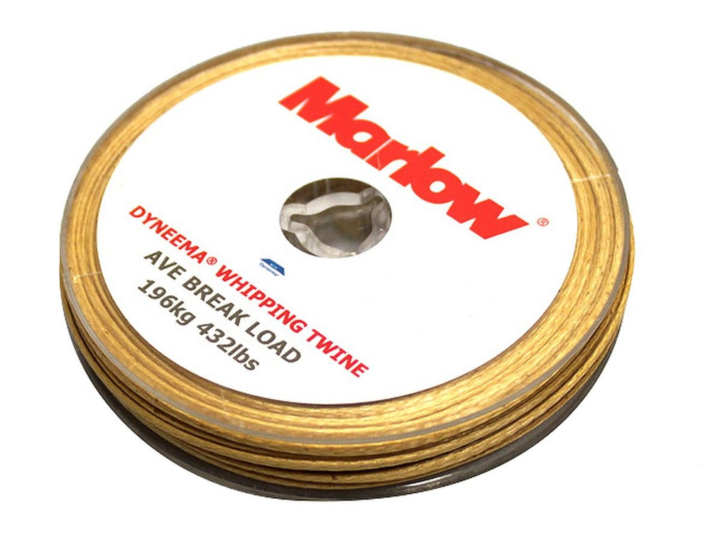 Вощеная нитка, 0,8 мм, желтая, катушка 41 м. (10253774)