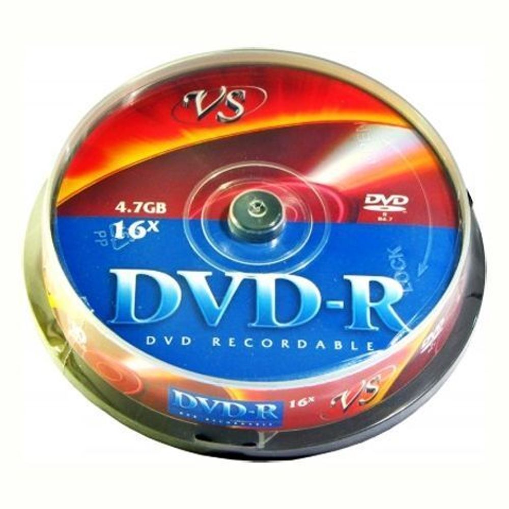 Оптический диск DVD-R 4.7GB VS (шт)