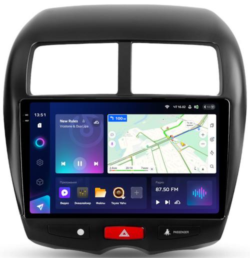 Магнитола для Mitsubishi ASX 2010-2016, Peugeot 4008, Citroen C4 Aircross - Teyes CC3-2K QLed Android 10, Быстрая, SIM-слот, CarPlay
