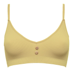 Эко-бюстгальтер в мелкий рубчик Eco-wear (Размер: M-L) (Цвет: желтый)