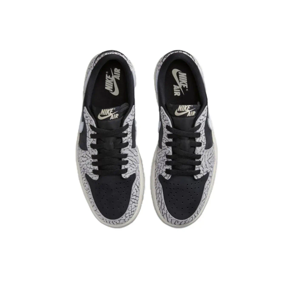 Женские кроссовки Air Jordan 1 Retro Low OG 'Black Cement' CZ0775-001