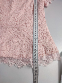 Блузка Zolla розовая с кружевом 42 размер