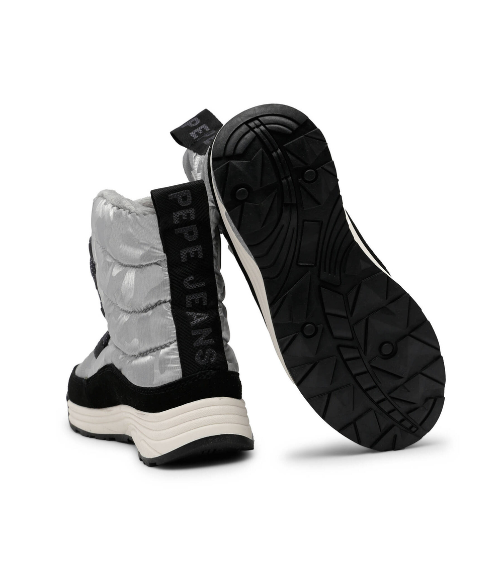 Утепленное угги Pepe Jeans London - серебряный(PGS50184)