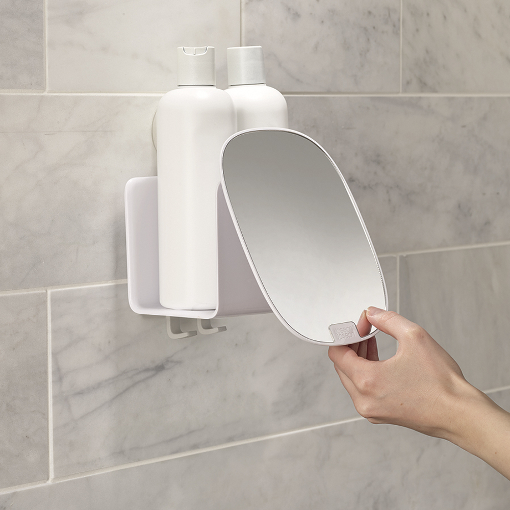 Органайзер для душа с зеркалом easystore, белый