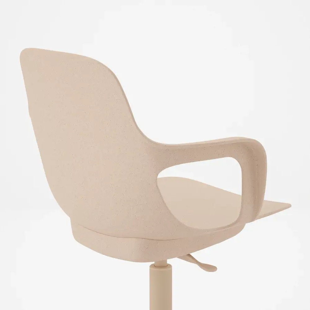 Офисный стул - IKEA ODGER, 68x68x90см, бежевый, ОДГЕР ИКЕА