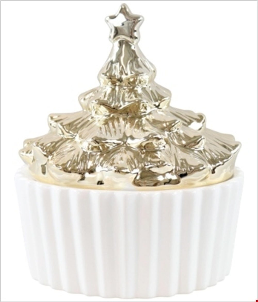 Чаша с крышкой 14х18 Hoff Interieur Golden Tree