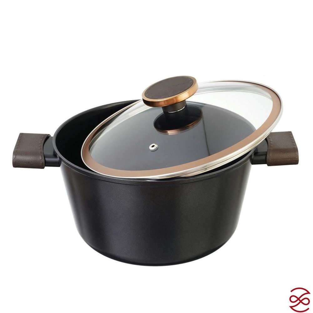 Кастрюля со стеклянной крышкой Neoflam Noblesse 4,8 л, 24 см (индукция)