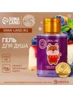 Гель для душа URAL LAB, 100 мл, аромат черничного пирога