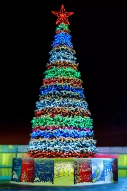 Комплект освещения Северное сияние для елей высотой 12 м., 130 шт., Green Trees (Sev12)