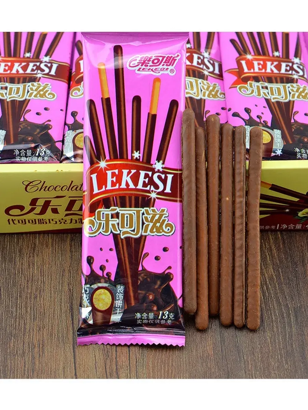 Печенье палочки в шоколадной глазури 13 г * 30 шт