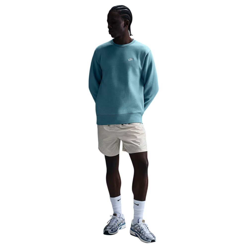 Баскетбольная толстовка Nike Club Sweatshirt Blue