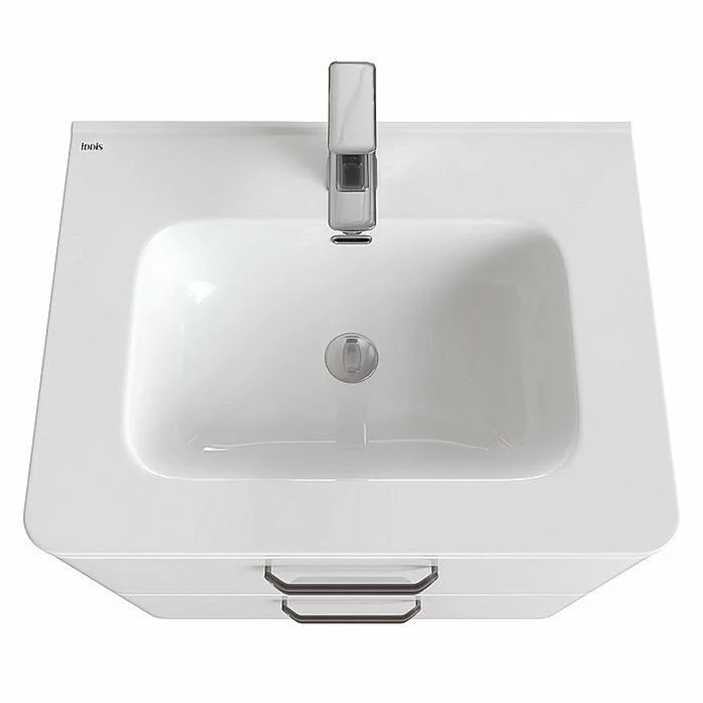 Тумба с раковиной Iddis Brick BRI60WFi95K 60 белая