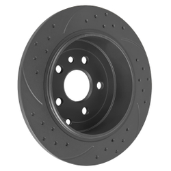 Диск тормозной задний перфорированный PRO-Line с покрытием (компл.2 шт) FORD/VOLVO/LAND ROVER Freelander 2 GANZ GIJ06051S
