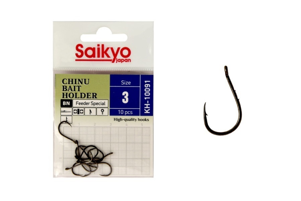 Крючки для рыбалки Saikyo KH-10091 BN CHINU BAIT HOLDER