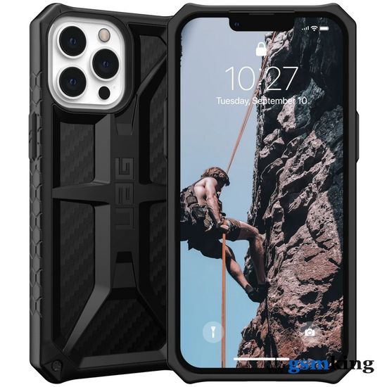 UAG Monarch Kevlar® Series Case for Apple iPhone 13 Pro Max Carbon Fiber (Чёрный)113161114242