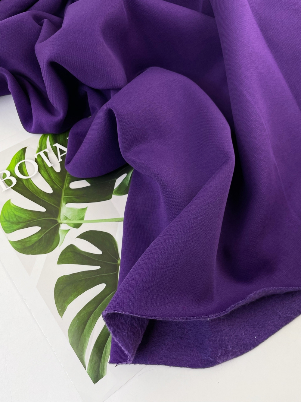 ФИОЛЕТОВЫЙ - Футер 3-х нитка НАЧЕС компакт пенье (КРВ636 Елена)